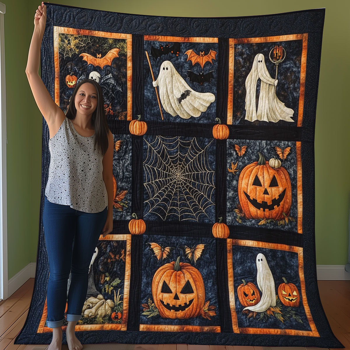 Halloween Mysteries WO0508018CL Quilt