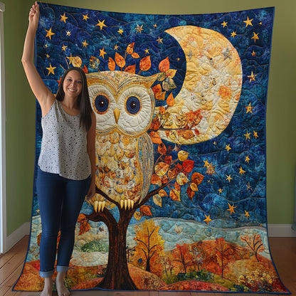 Owl And Moonlight WO0208043CL Quilt