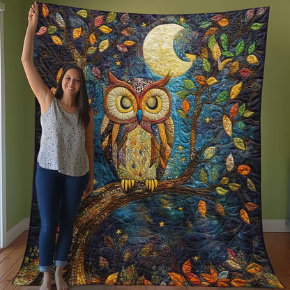 Owl And Moonlight WO0208044CL Quilt