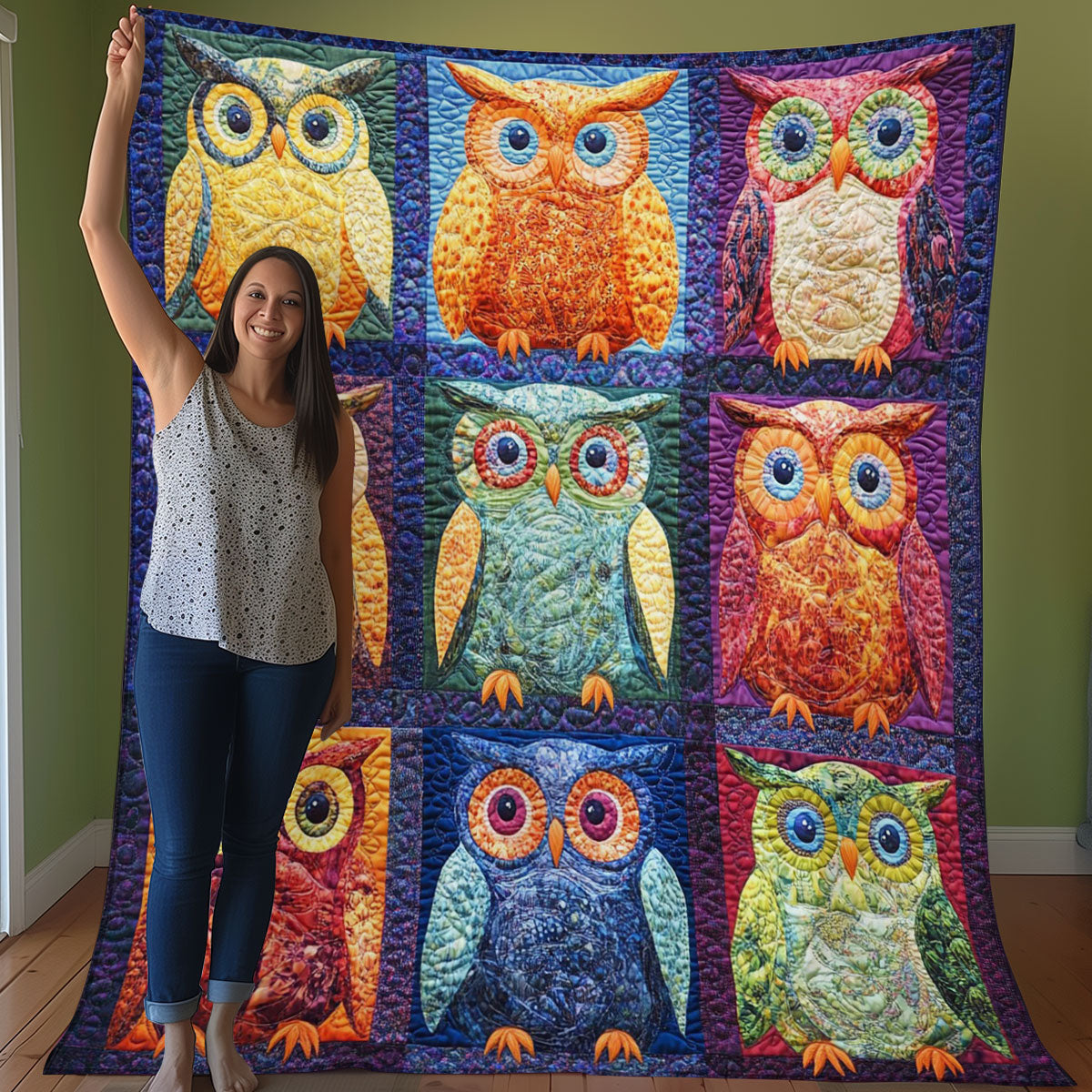 Owl WO0208026CL Quilt