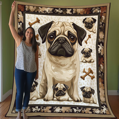 Pugdog WO0208020CL Quilt