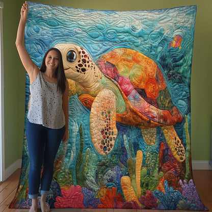 Sea Turtle Tales WO0308038CL Quilt