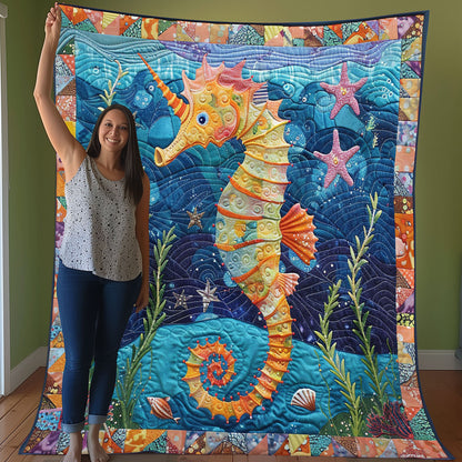 Seahorse Ocean WO3007015CL Quilt