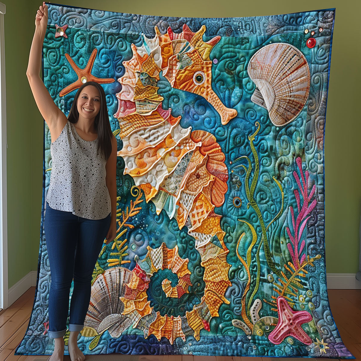 Seahorse WO3007013CL Quilt