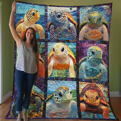 Shades Of Turtle WO0208030CL Quilt