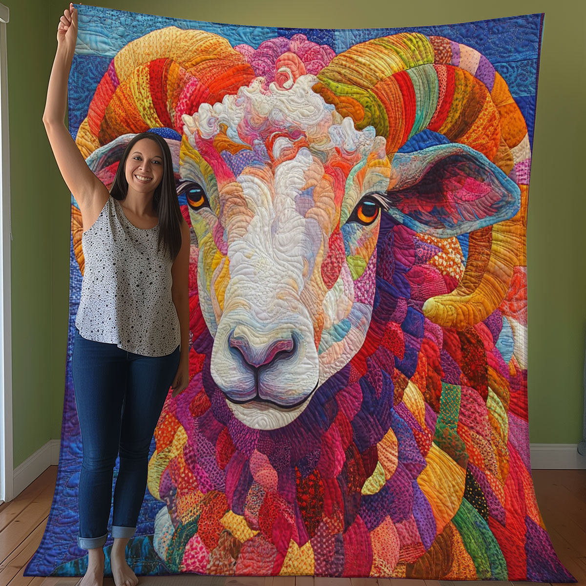 Sheep WO020838CL Quilt