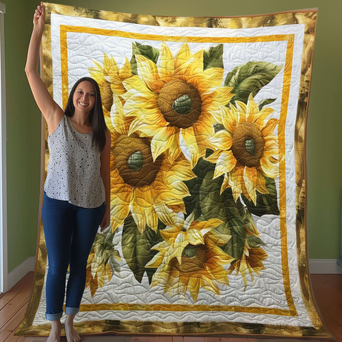 Sunflowers WO3007008CL Quilt