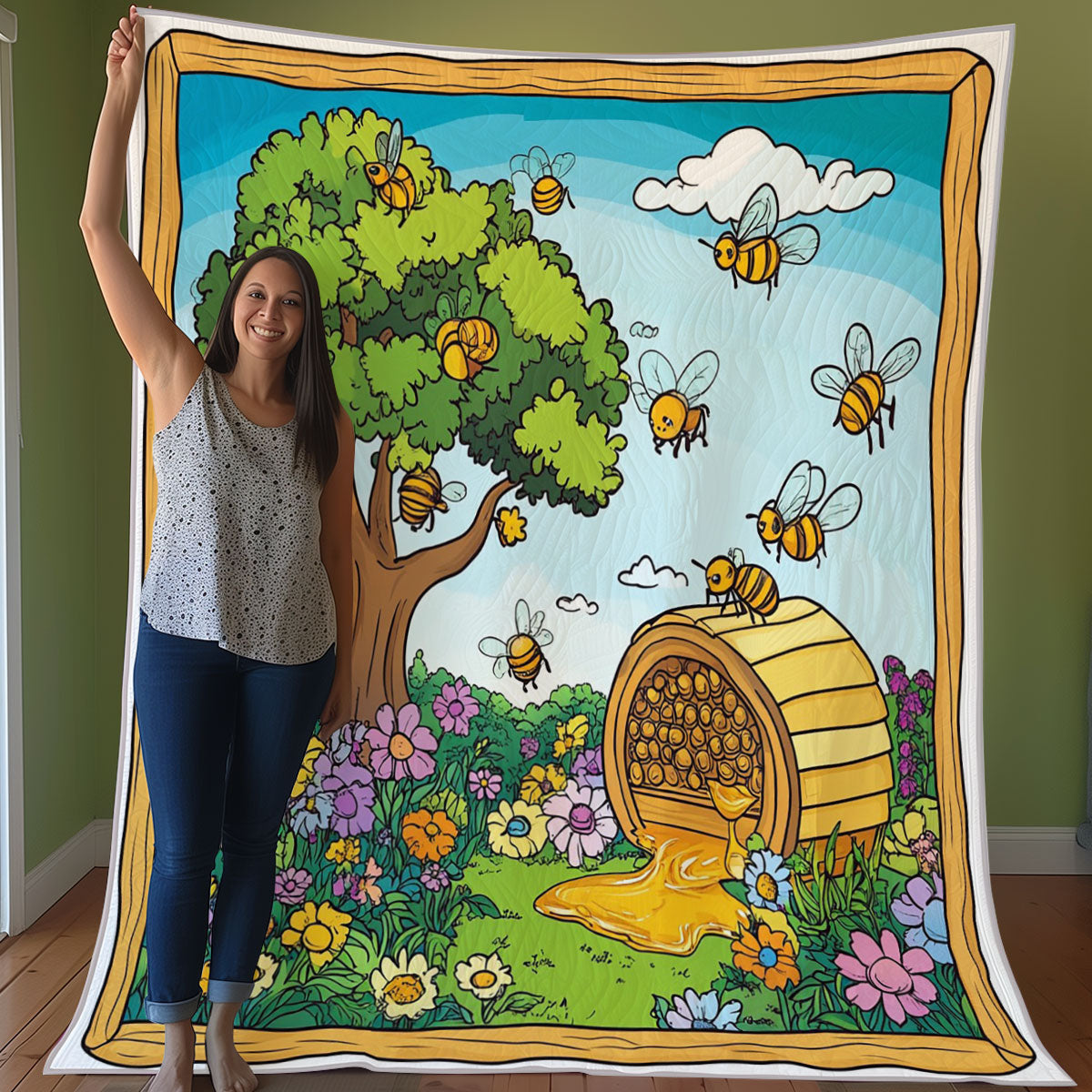 The Sweet Life Of Bees WO0308020CL Quilt