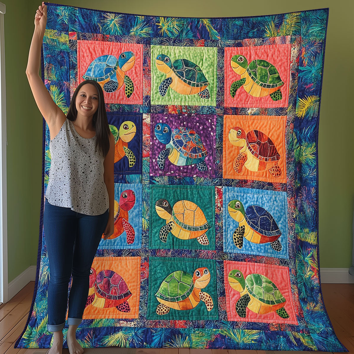 Turtle WO0108019CL Quilt