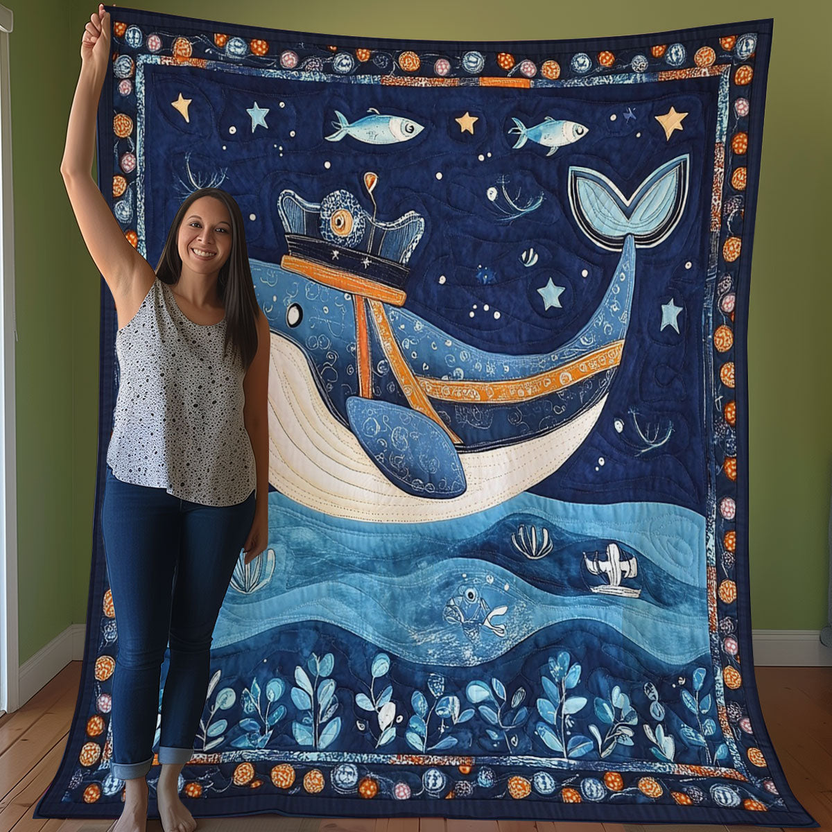 Whale WO0608021CL Quilt