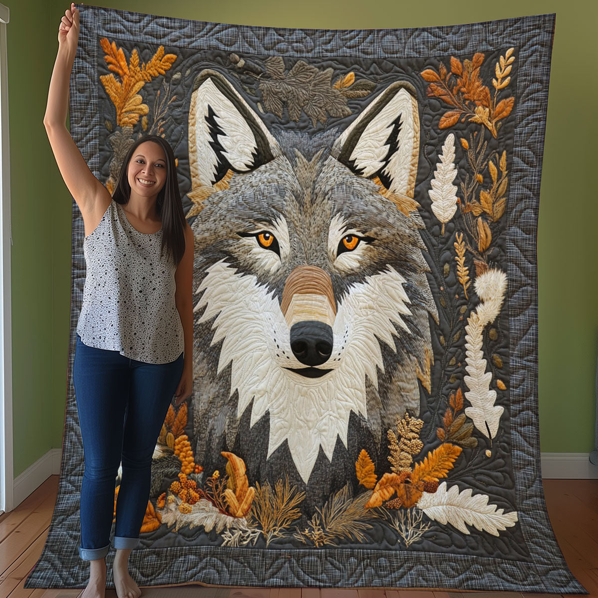 Whispers Of The Wolf WO0508003CL Quilt