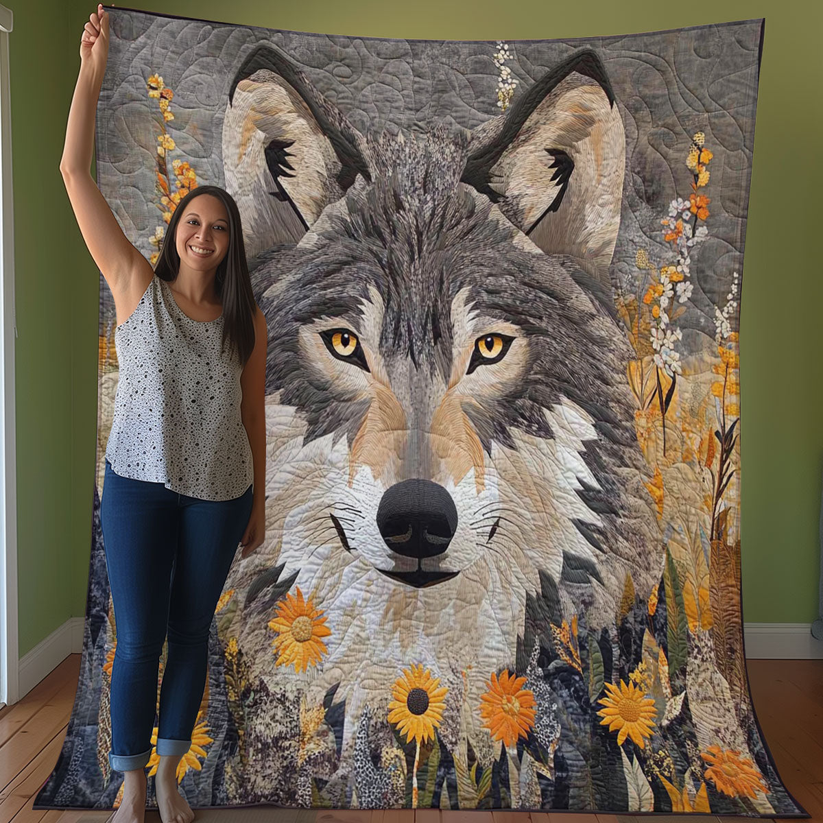 Wolf Of The Night WO0508004CL Quilt