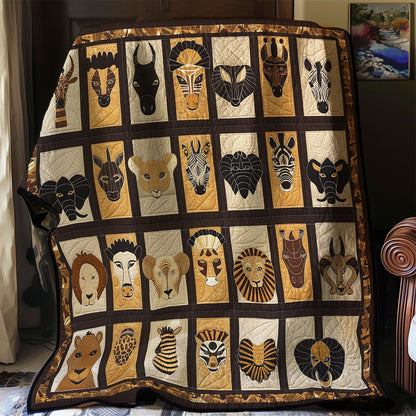 African Aminals XR1706016CL Quilt