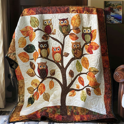 Autumn Owls XR0608024CL Quilt