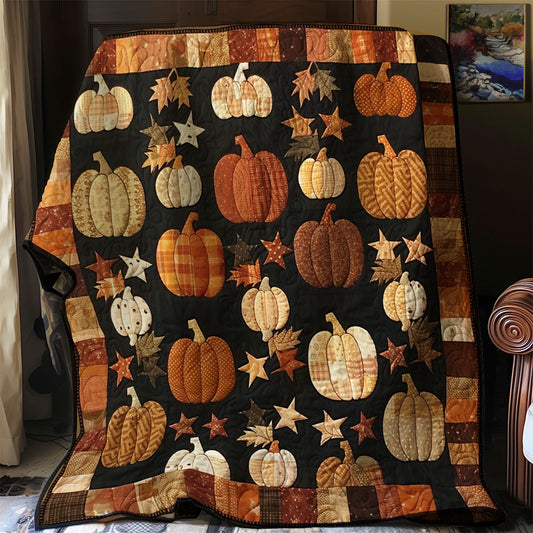 Autumn Pumpkins XR2407050CL Quilt