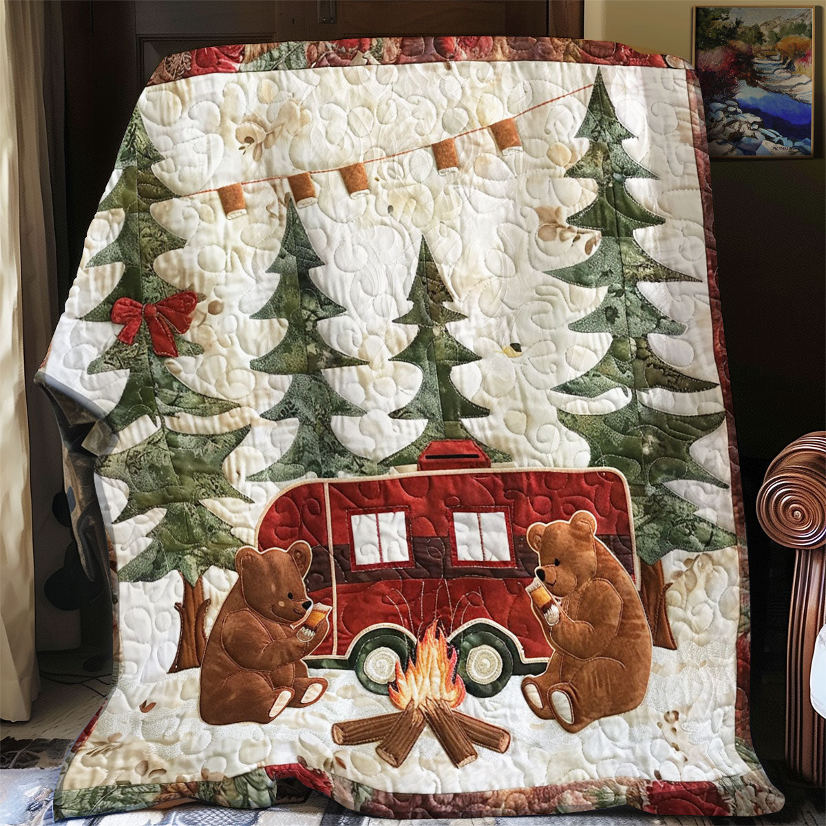 Baby Bear Camping XR2208015CL Quilt