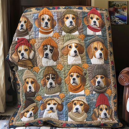 Beagle Puppies XR1908005CL Quilt