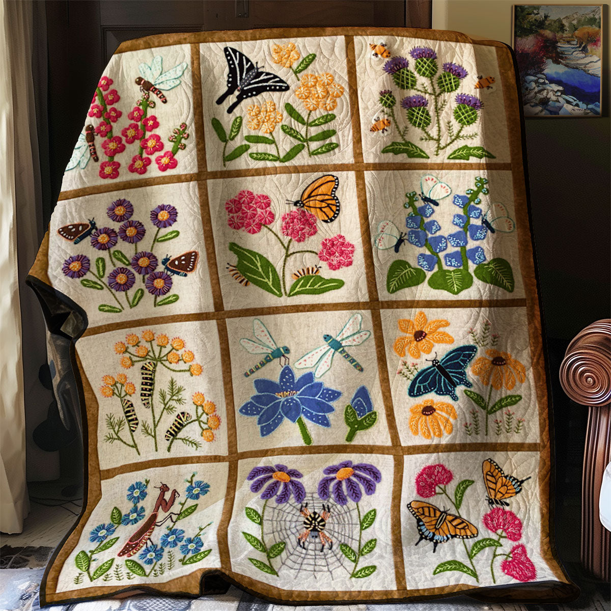 Beautiful Garden XR0207017CL Quilt