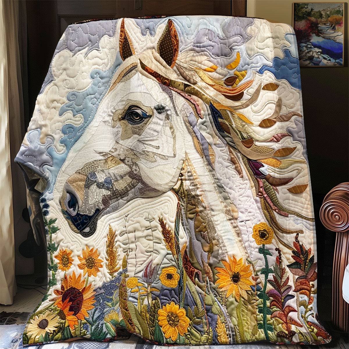 Beautiful Horse XR1008062CL Quilt