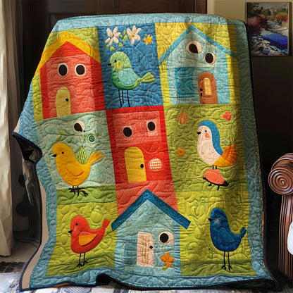 Bird Houses XR0508021CL Quilt