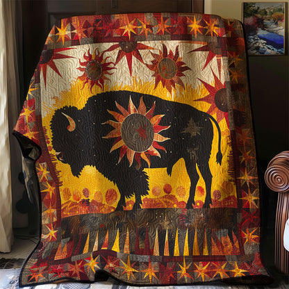 Bison And Sun XR1007008CL Quilt