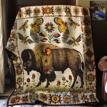 Bison Native American XR0807028CL Quilt