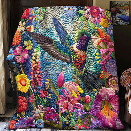 Blooming Hummingbird XR1908060CL Quilt