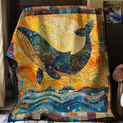 Blue Whale In The Sun XR2207014CL Quilt