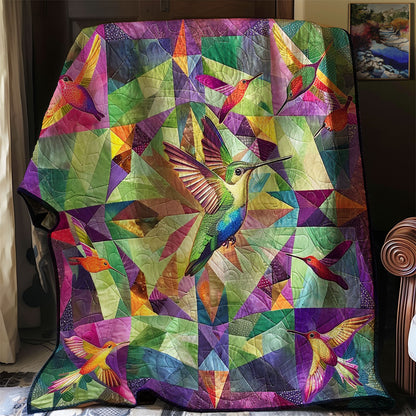 Bright Hummingbirds XR0207027CL Quilt