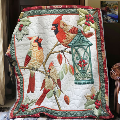 Brilliant Cardinals XR1008038CL Quilt