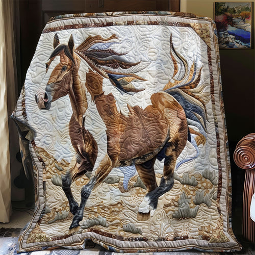 Brown Horse XR0908019CL Quilt