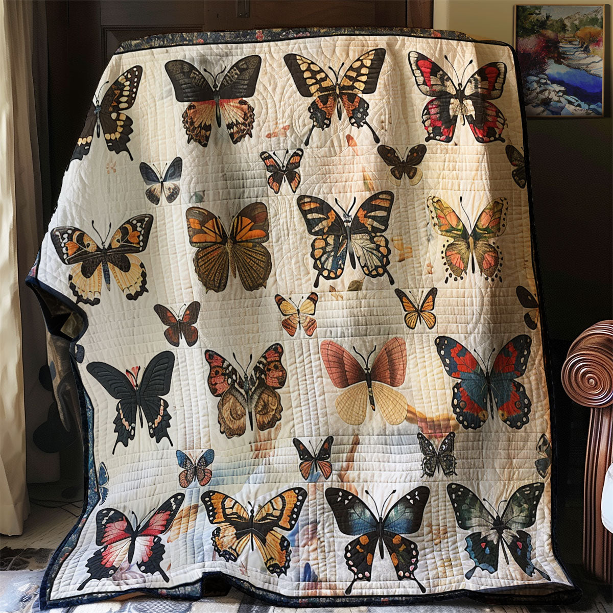 Butterfly Lovers XR1206001CL Quilt