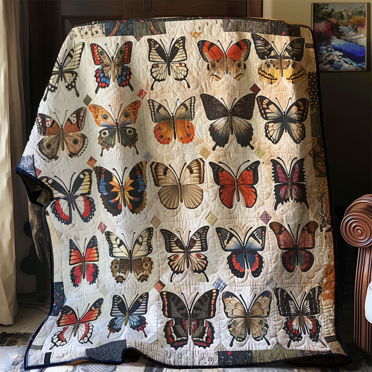 Butterfly Lovers XR1306005CL Quilt