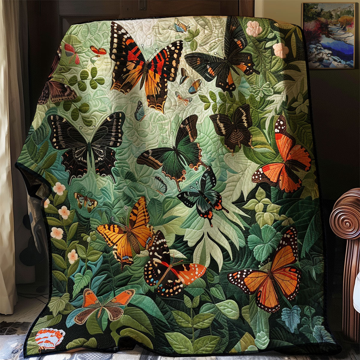 Butterfly Lovers XR1307007CL Quilt