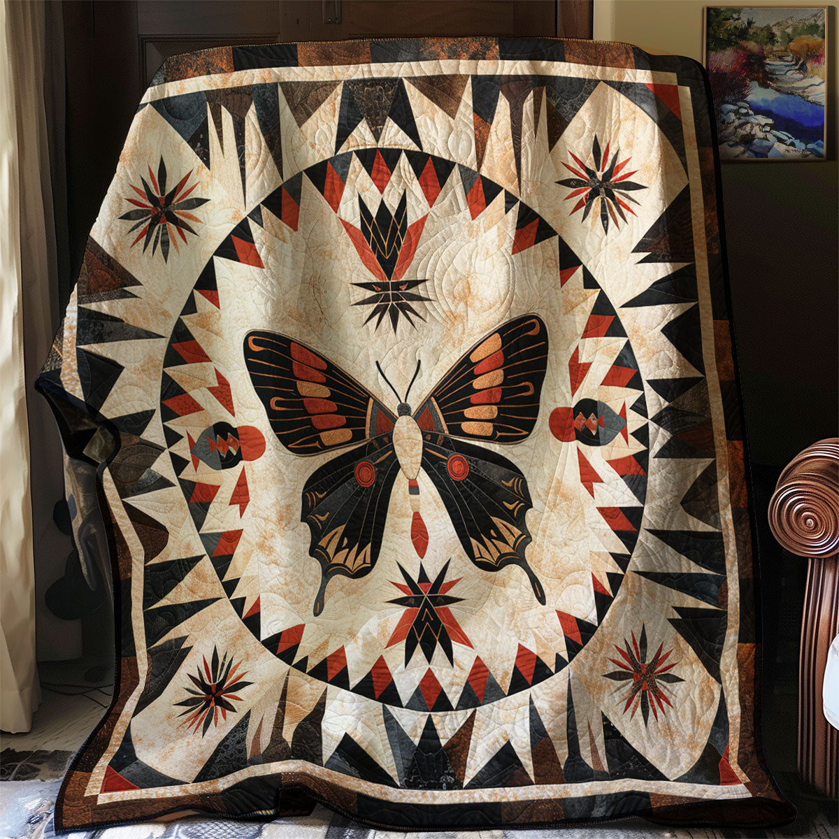 Butterfly Native XR0107012CL Quilt