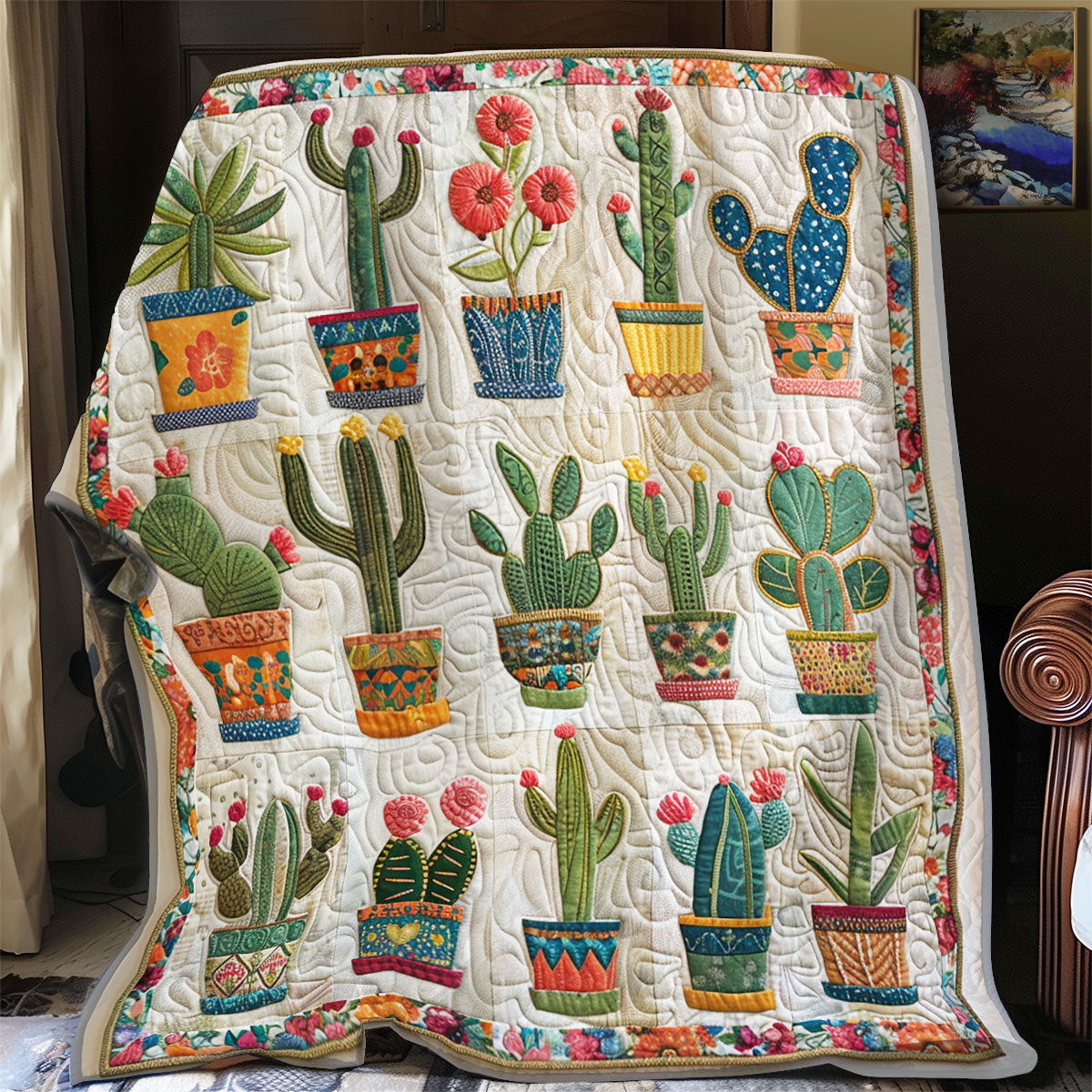 Cacti Lovers XR1408012CL Quilt