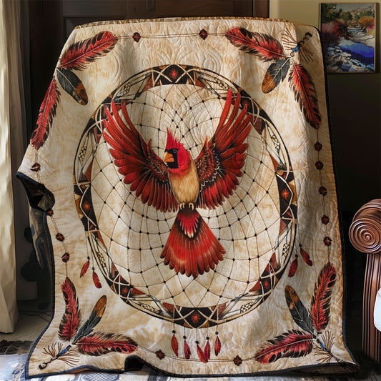 Cardinal Native American XR2606026CL Quilt