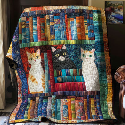 Cats Love Books XR0508018CL Quilt