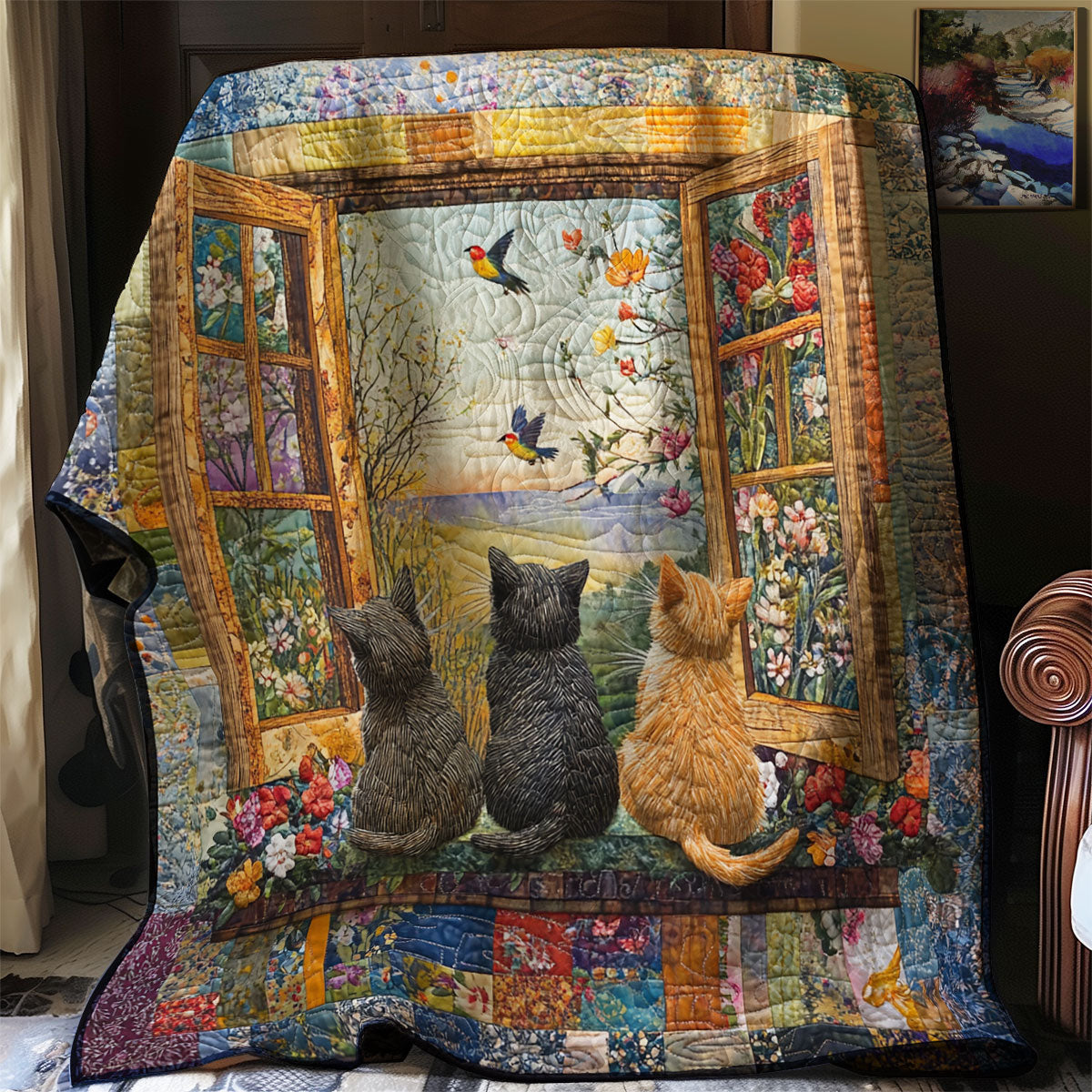 Cats Peaceful WG2408013CL Quilt