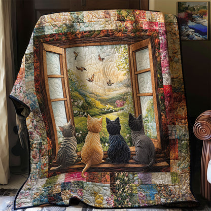 Cats Peaceful WG2408014CL Quilt