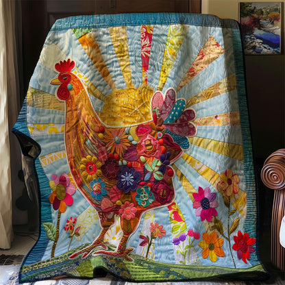 Charming Chicken XR2407030CL Quilt