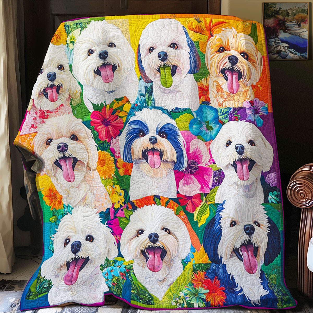 Charming Shih Tzu XR0808013CL Quilt