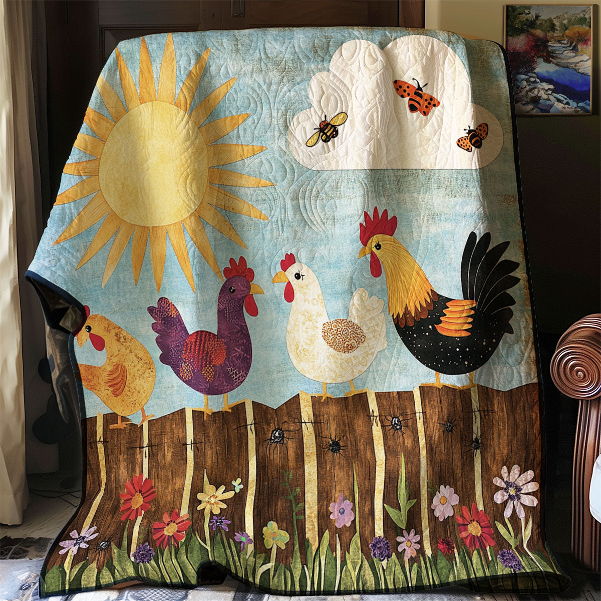 Chicken Coop XR0508035CL Quilt