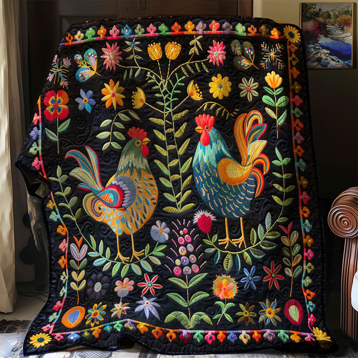 Chicken WJ0606012CL Quilt