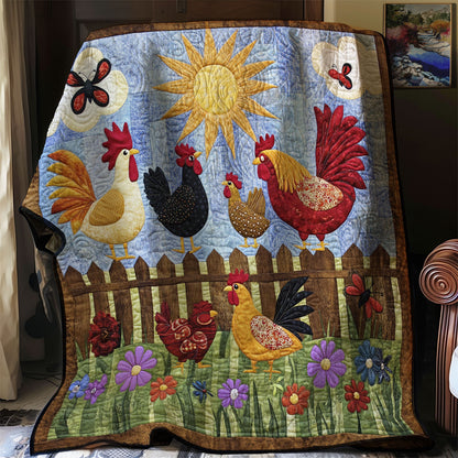 Chicken Yard XR0508036CL Quilt