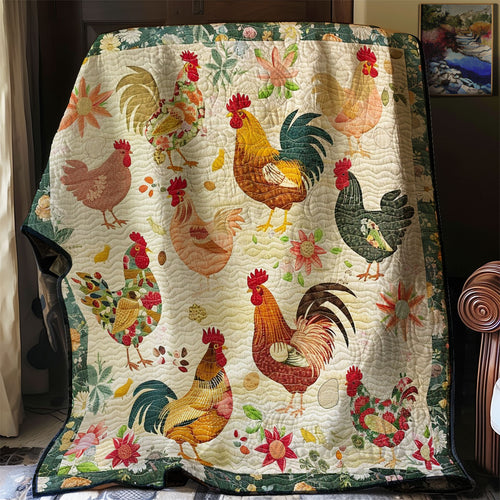 Chickens XR2606023CL Quilt