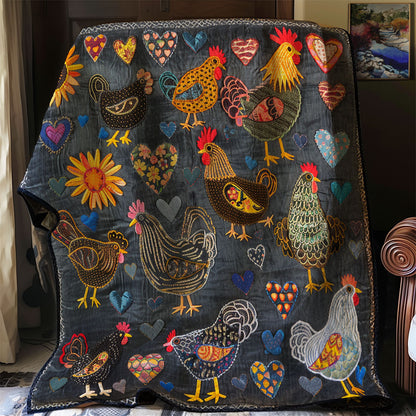 Chickens XR2907008CL Quilt