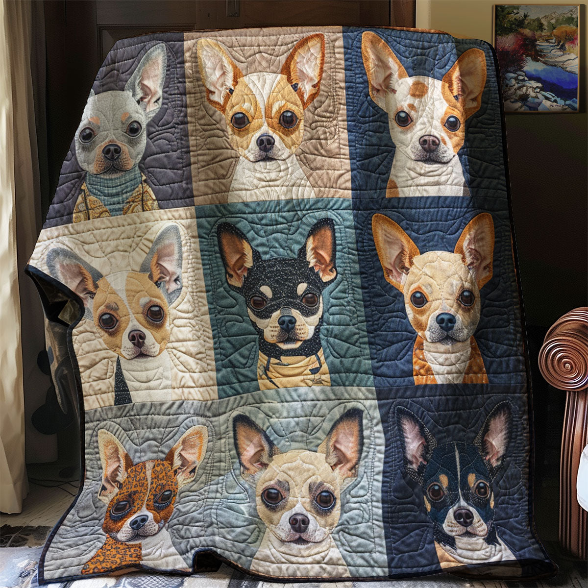 Chihuahua Lovers XR1206009CL Quilt