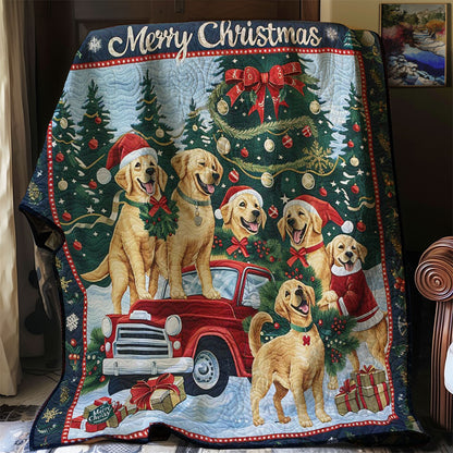 Christmas Dog WJ0406011CL Quilt