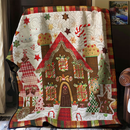 Christmas Ginger House XR3107017CL Quilt